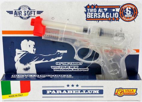 Pistolet parabellum:23 cm, transparent 