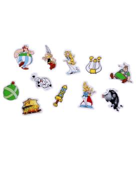 Confettis de table Astérix & Obélix – Déco d’anniversaire gauloise:24 pièce, 3.5 cm, color 