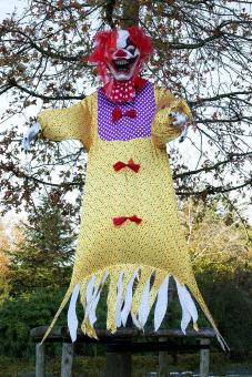 Hanging Giant Horror Clown 350 – terrifying Halloween decoration:350 cm 