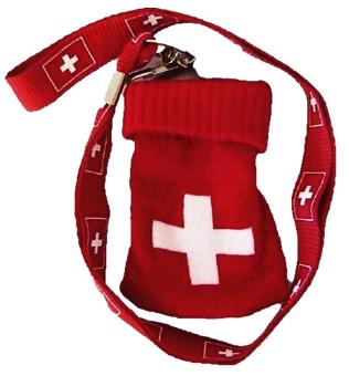 Swiss: Cell phone sock and band 