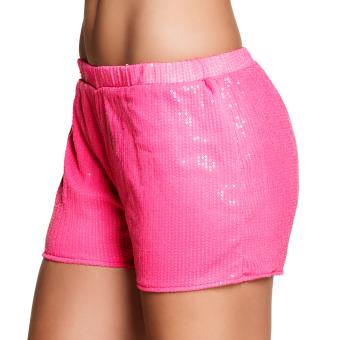 Glitter hot pants Sequins:pink 