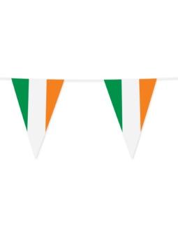 Irland Wimpel Girlande:10 m, mehrfarbig 