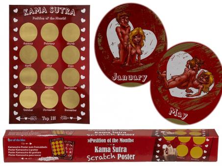 Kama Sutra scratch-off poster:60x40cm 