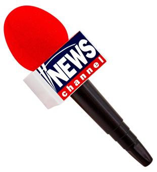 News channel microphone prop:25 cm 