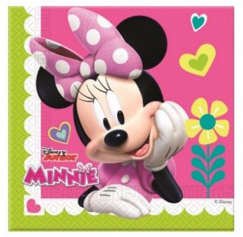 Minnie Mouse Napkins:20 Item, 33 x 33 cm, multicolored 