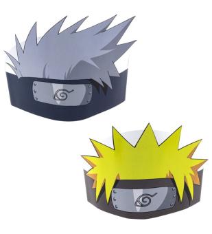 Naruto Stirnbänder: Kindergeburtstag Partyzubehör:8 Stück 