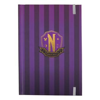 Wednesday Notebook Nevermore Academy:14.5 x 21 cm 