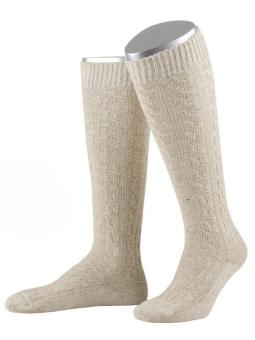 Chaussettes montantes Oktoberfest pour hommes et femmes – Pointes & talons renforcés:beige 