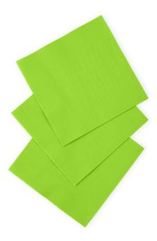 Servietten Papier 3-lagig FSC:20 Stück, 33 x 33 cm, grün 