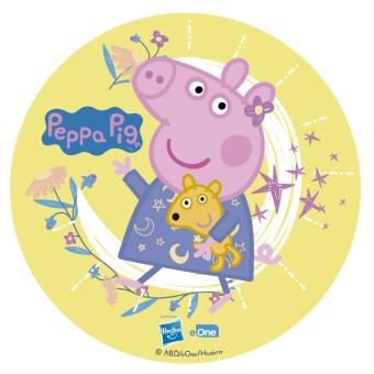 Peppa Pig: Essbarer Tortenaufleger:15.5cm, mehrfarbig 