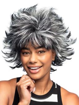 Perücke Wild Wanda:grau 