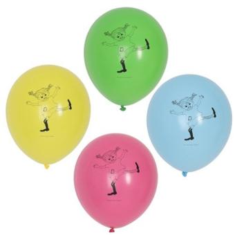 Ballons colorés Fifi Brindacier pour anniversaire et déco festive:8 pièce, 30 cm, coloré 