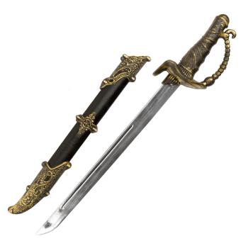 Pirate sword with scabbard:52 cm 