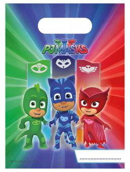 PJ Masks Gift bags:6 Item, 16 x 23 cm, colorful 