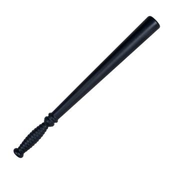 Bâton de police: matraque de police:52 cm, noir 