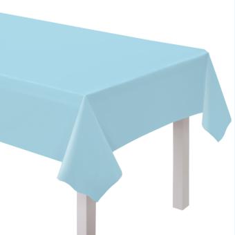 Nappe de fête en papier:137 x 274 cm, bleu 