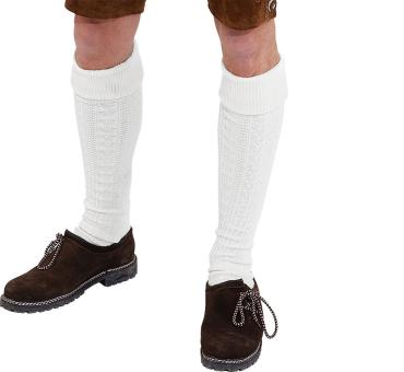 Extra long knee socks:white 
