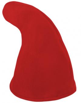 Zwergenmütze:58 cm, rot 