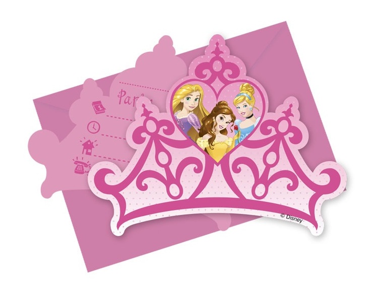 Disney Princess Invitation Cards 6 Item 11 X 14 Cm Pink Schweizer Onlineshop Fur Fasnachtsartikel Partyartikel Merchandise Und Spielwaren Www Pekabo Ch