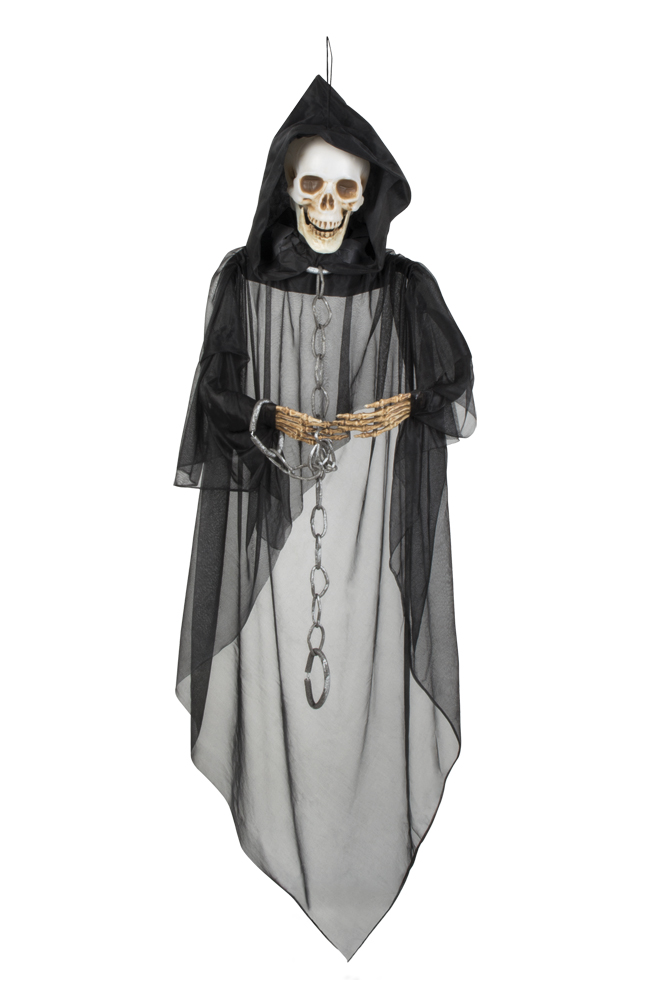 Party Items | Skull ghost decoration:150 cm | pekabo.ch