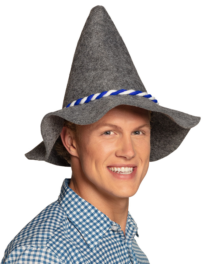 Oktoberfest/Oktoberfest Seppelhut: Filzhut mit Kordel:125 g, blau | CH ...