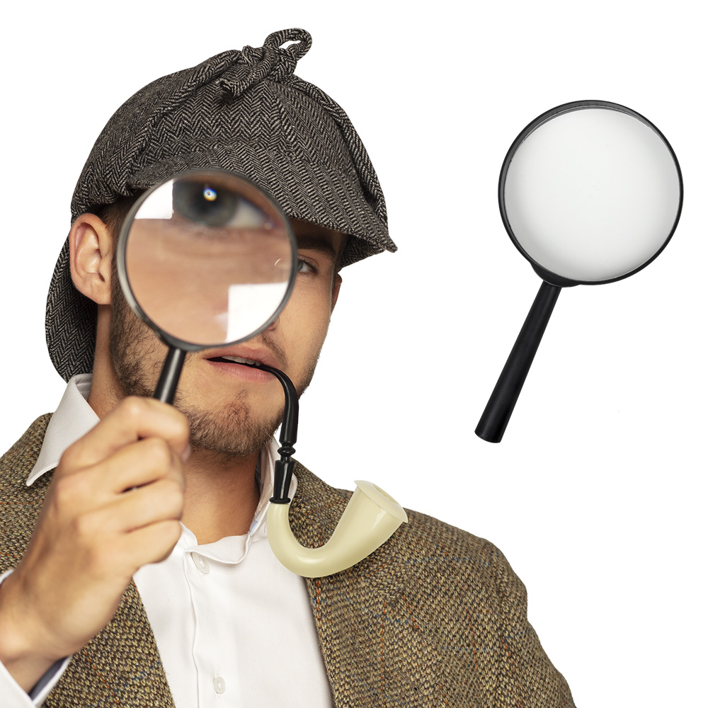 Detective Magnifying Glass 17 5 Cm Schweizer Onlineshop Fur Fasnachtsartikel Partyartikel Merchandise Und Spielwaren Www Pekabo Ch