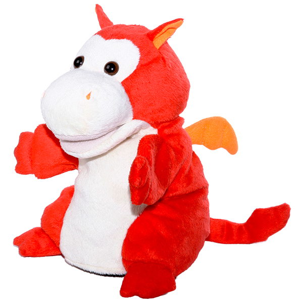Toys Hand puppet dragon25cm pekabo.ch