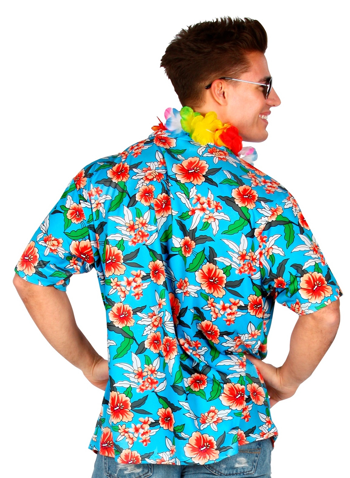 Vintage Hawaii Hemd Grau XL